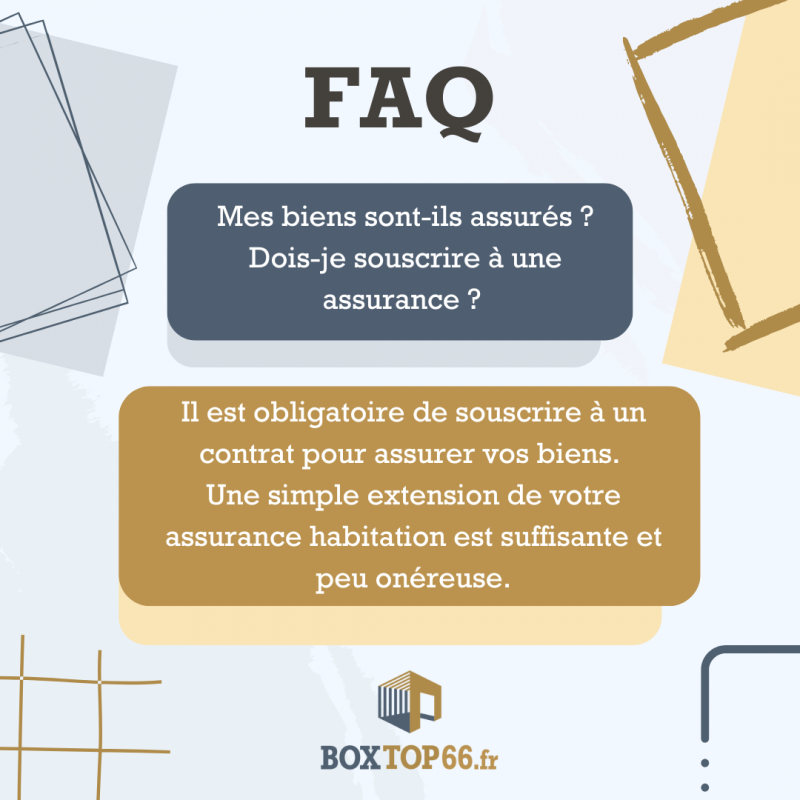 FAQ #8 Mes biens sont-ils assur�s ? Quelles sont les d�marches � effectuer ?